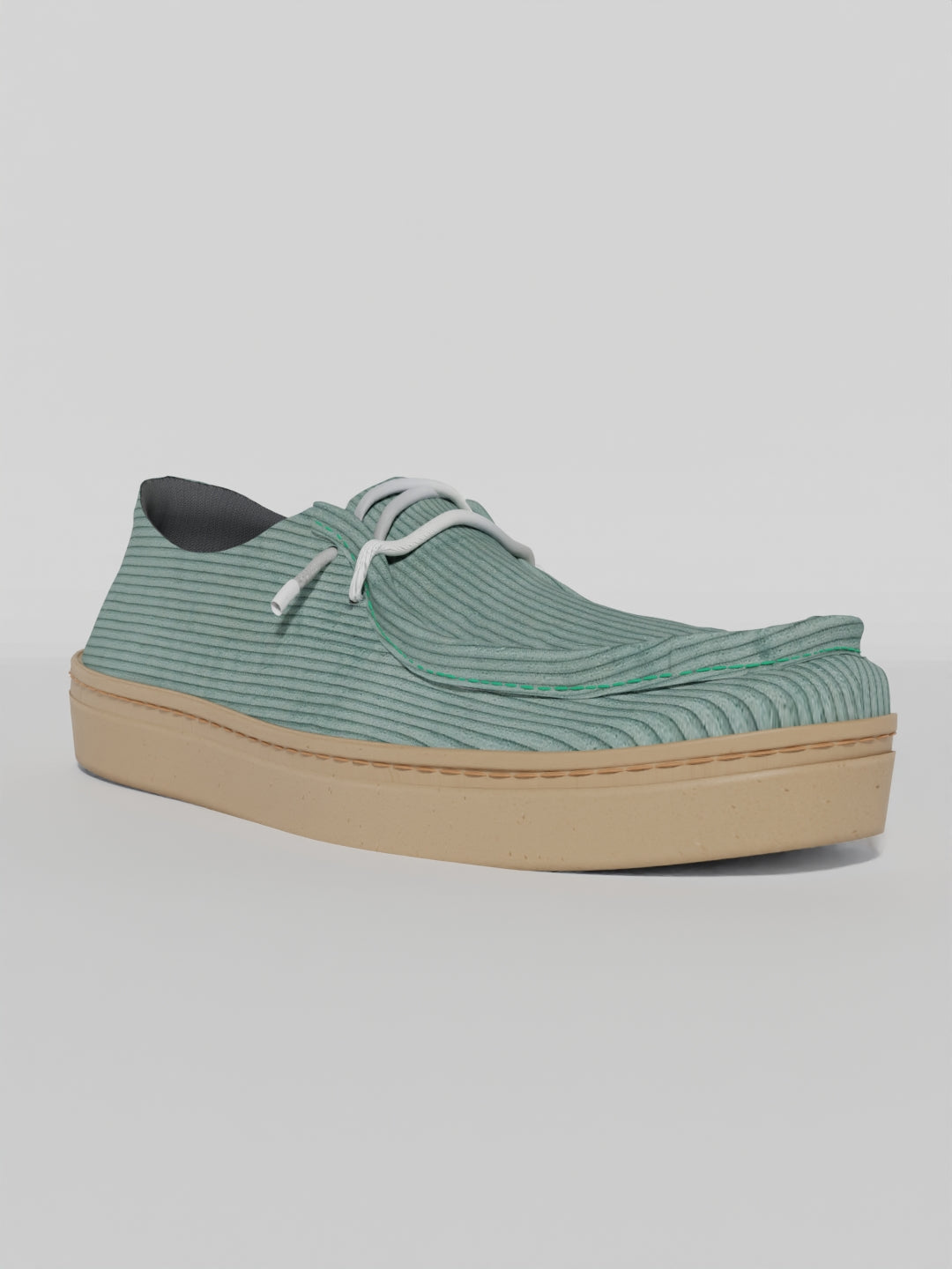 The Luna Blue Corduroy in Gum Sole