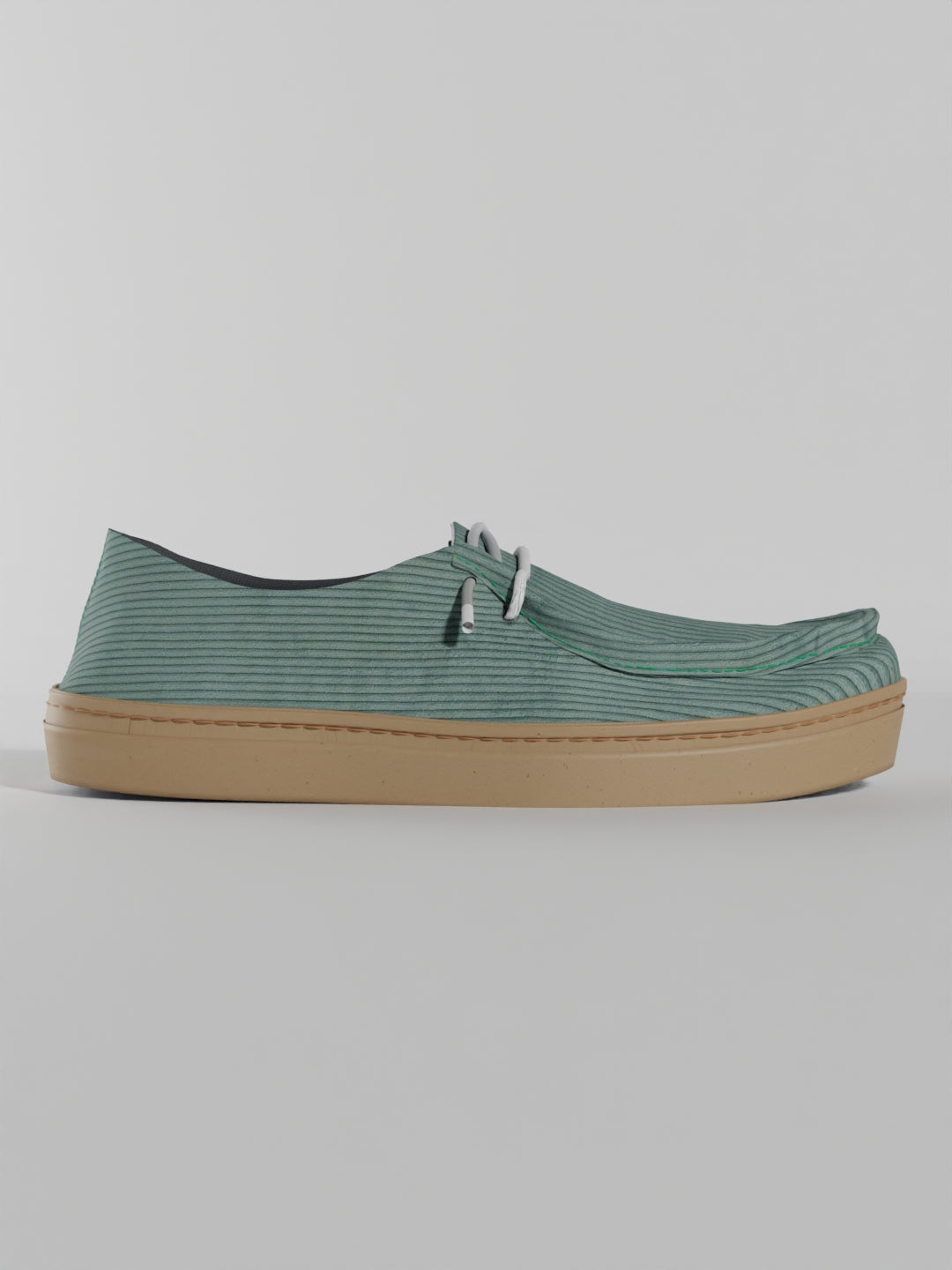 The Luna Blue Corduroy in Gum Sole