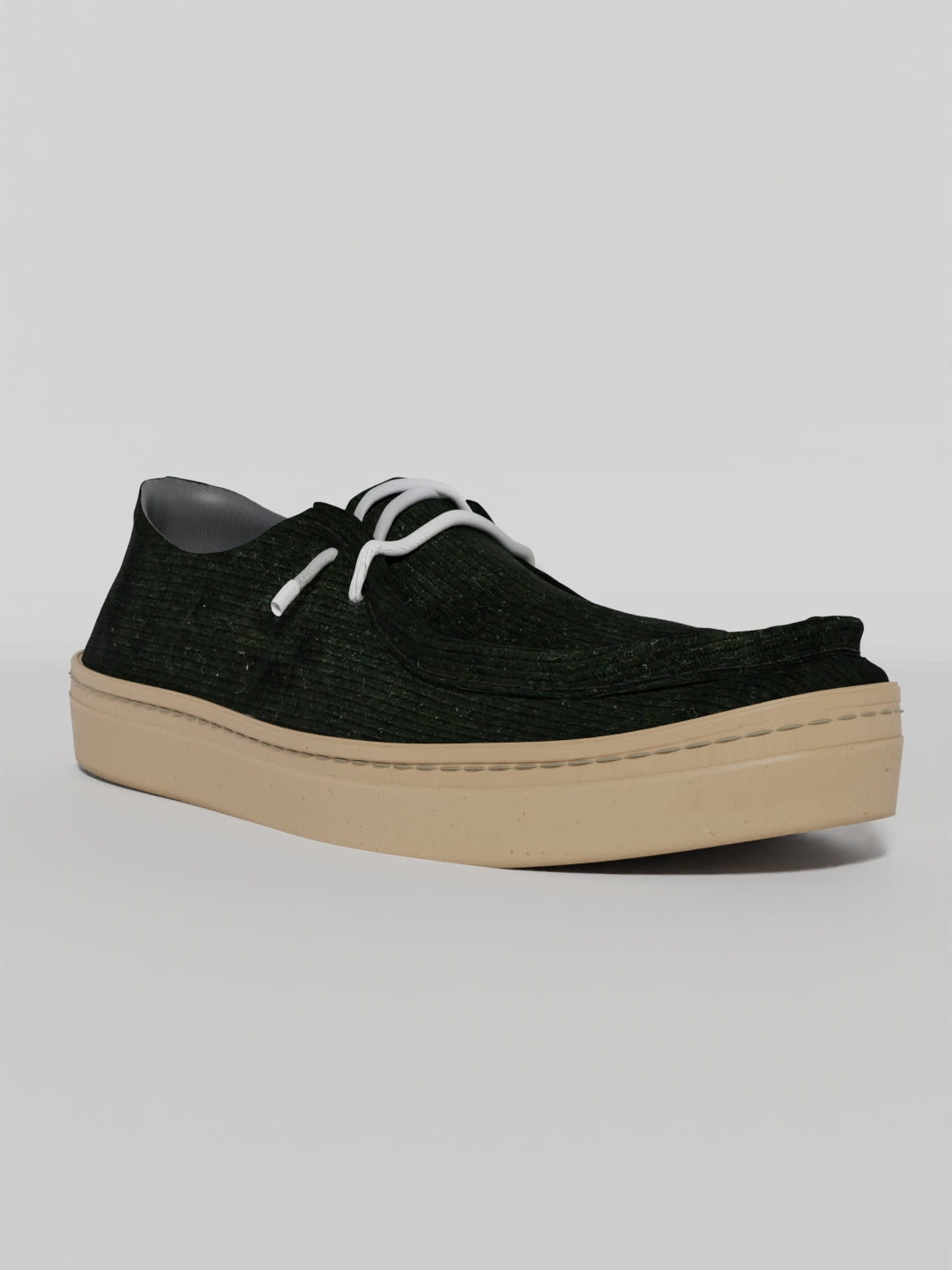 The Luna Black Corduroy in Gum Sole