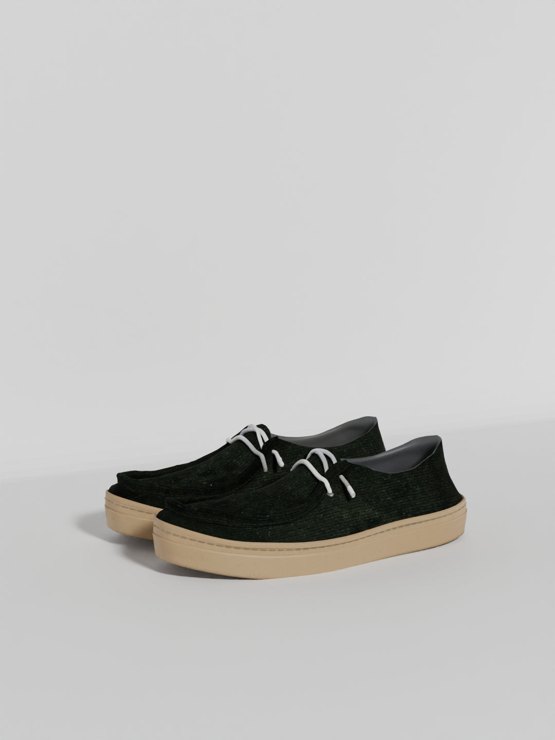 The Luna Black Corduroy in Gum Sole