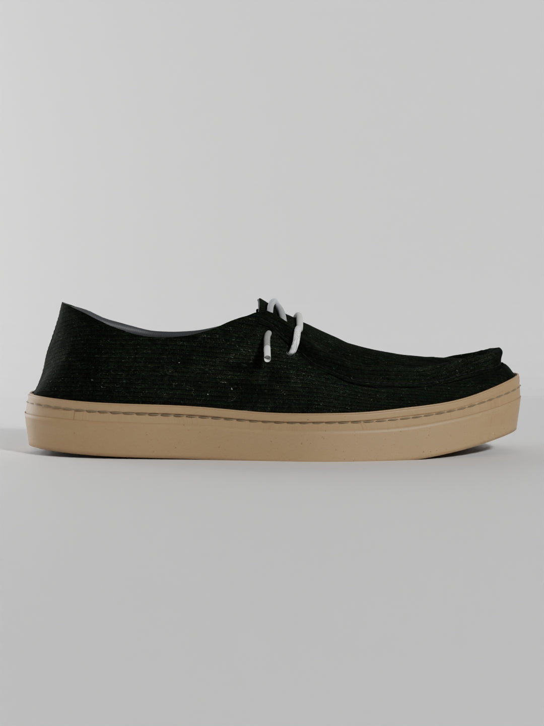 The Luna Black Corduroy in Gum Sole