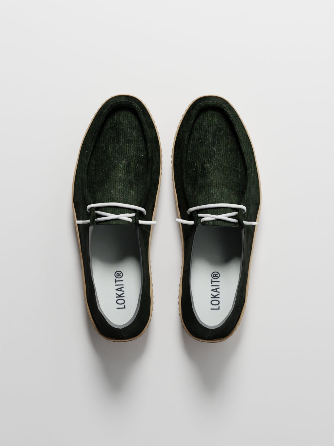 The Luna Black Corduroy in Gum Sole