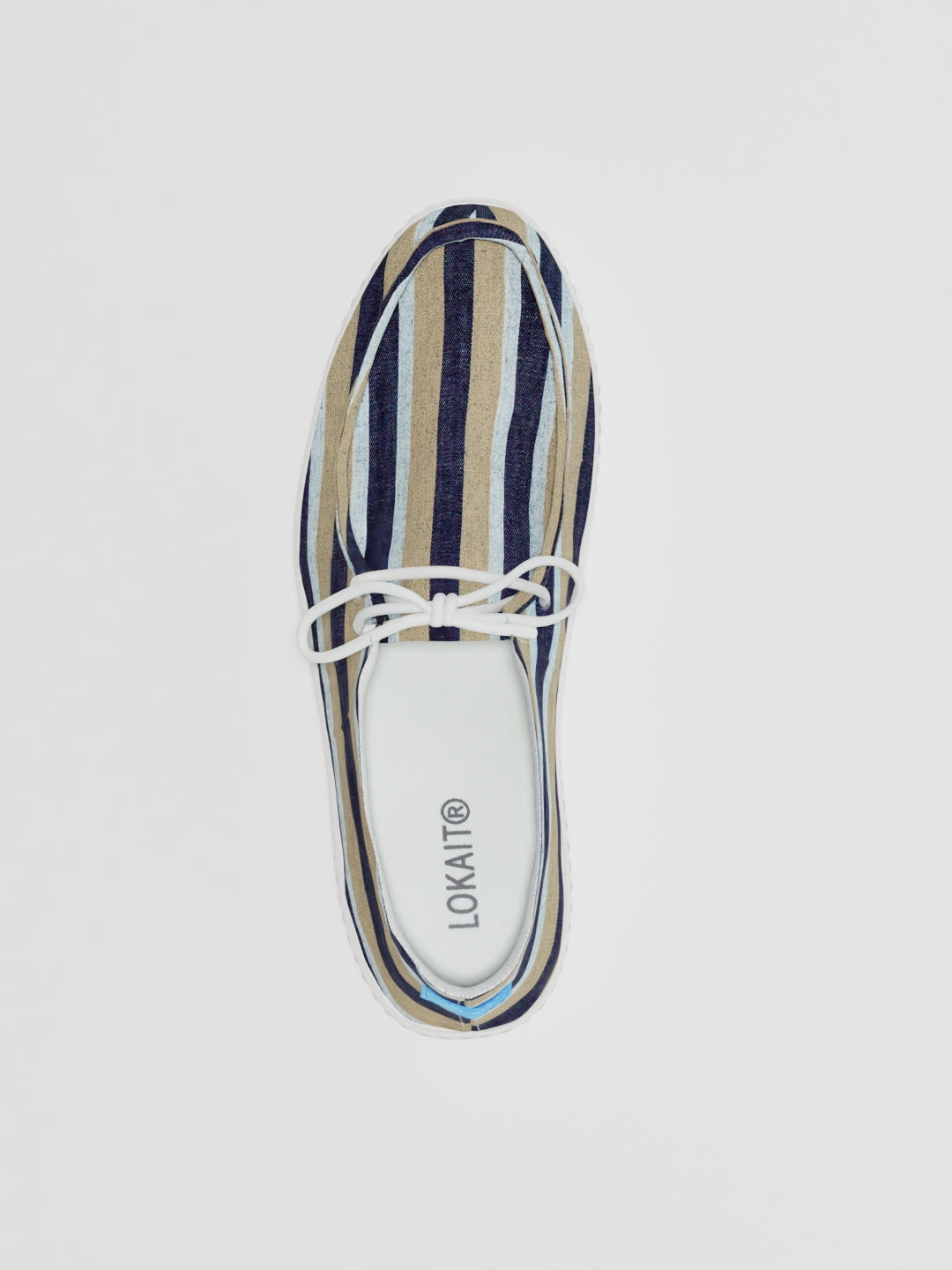 The Lusha Denim and Beige