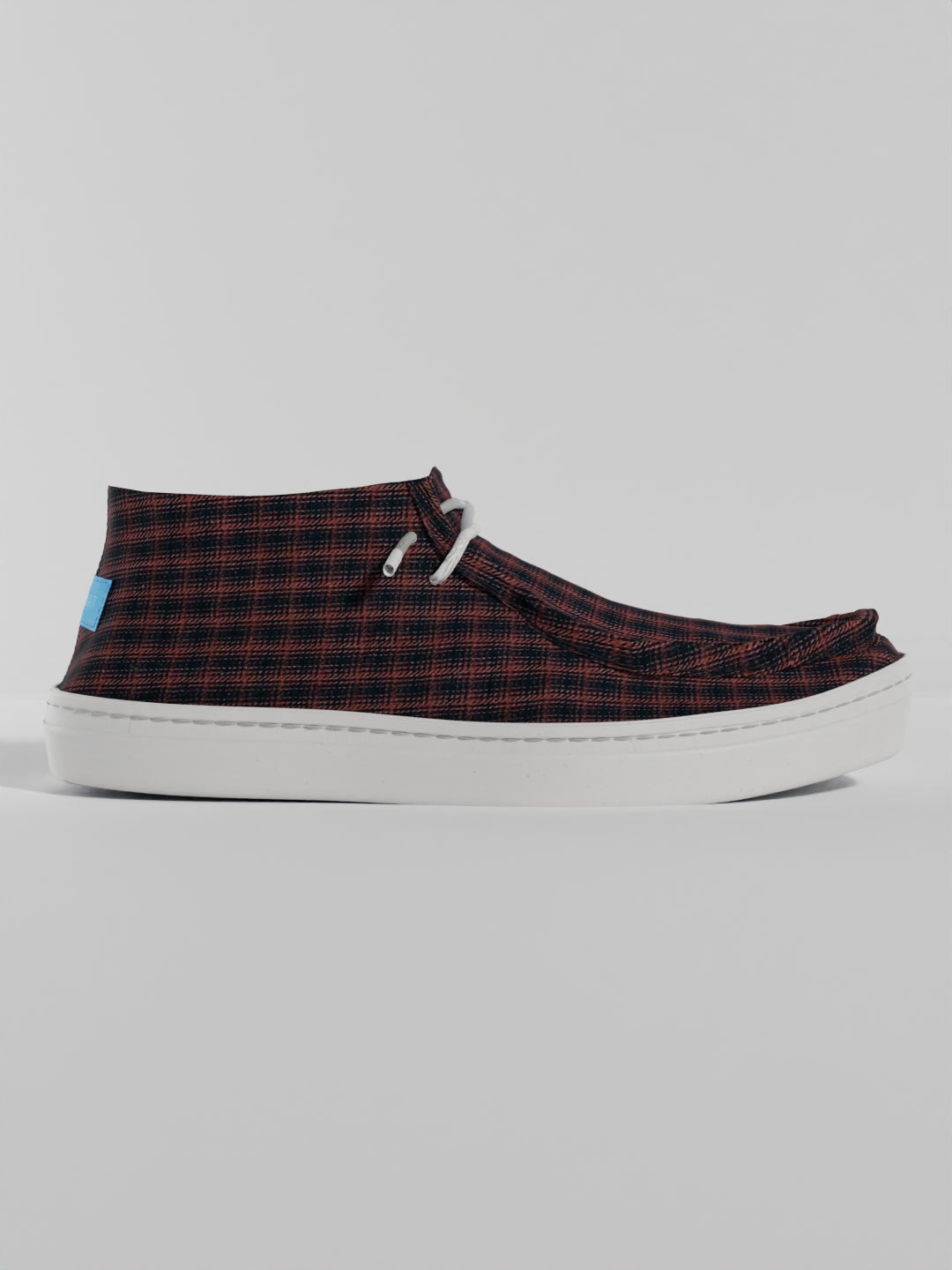 The Luna High Top Brown Small Check