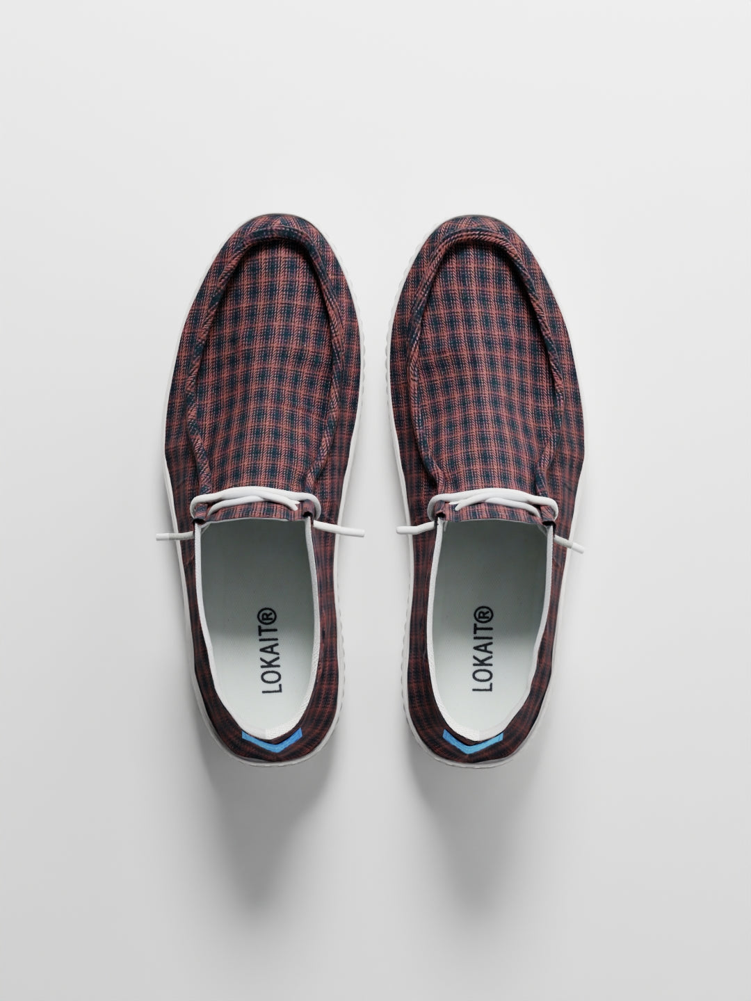 The Luna High Top Brown Small Check
