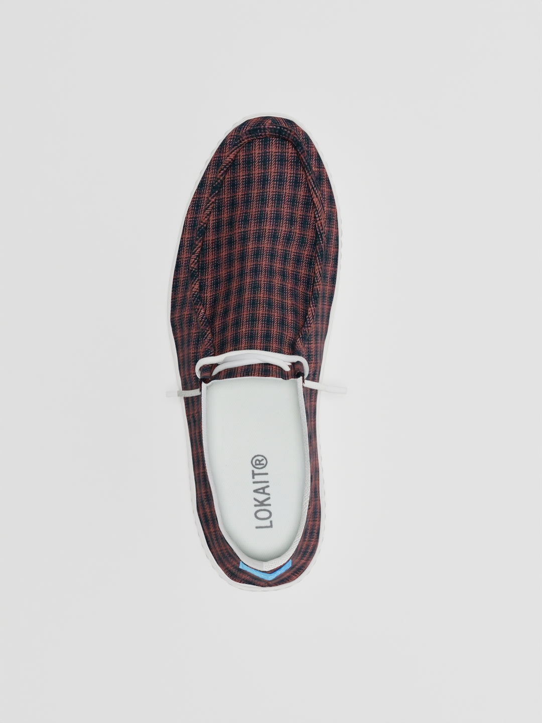 The Luna High Top Brown Small Check