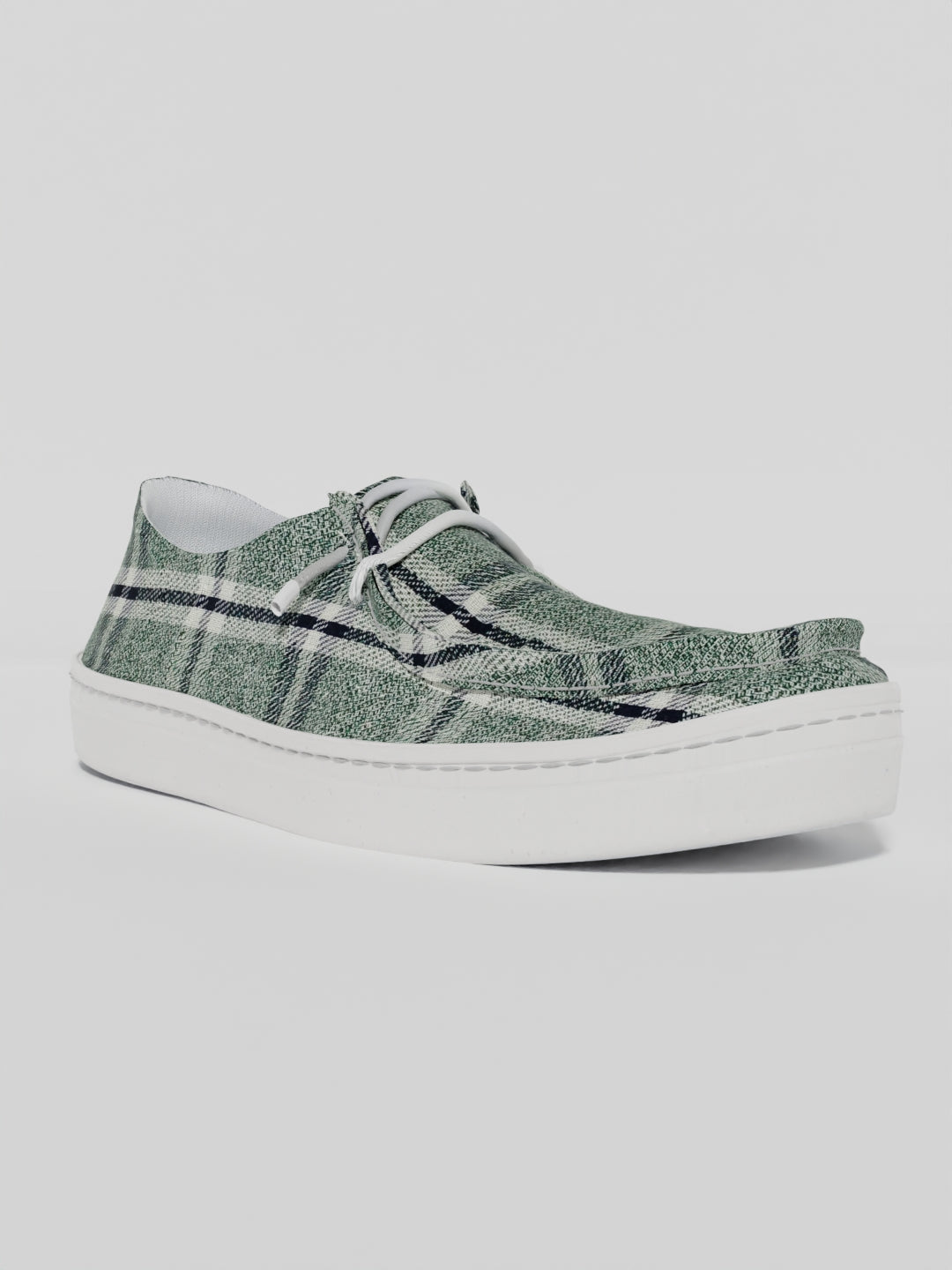 The Luna Ash Green Tartan