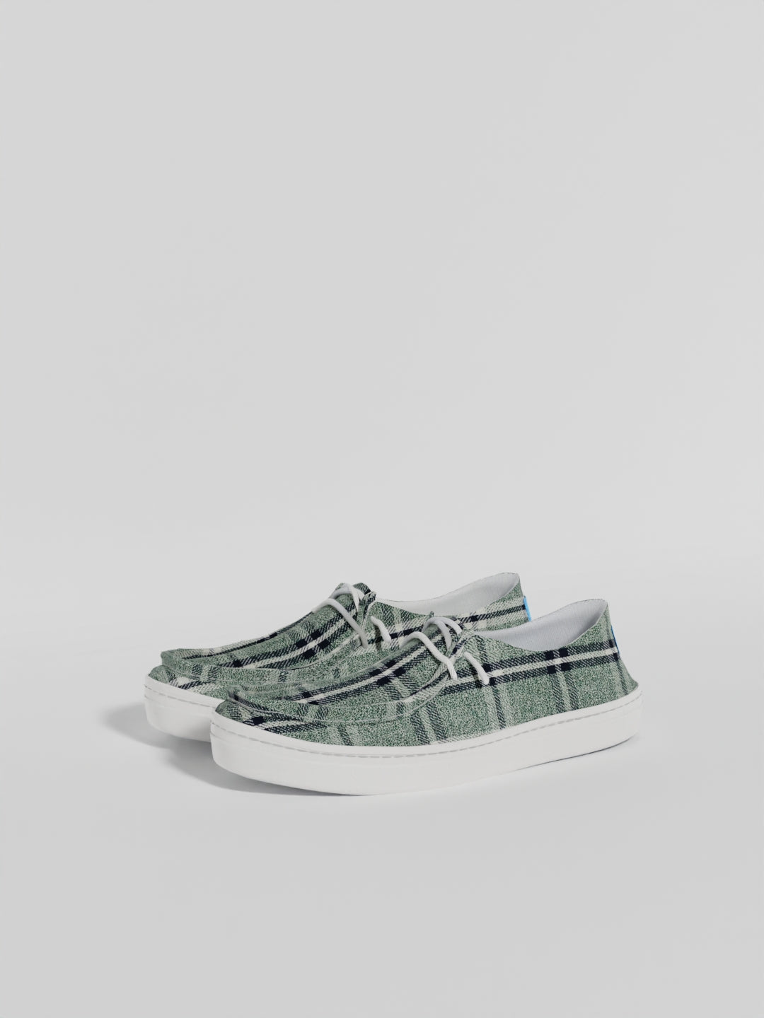 The Luna Ash Green Tartan
