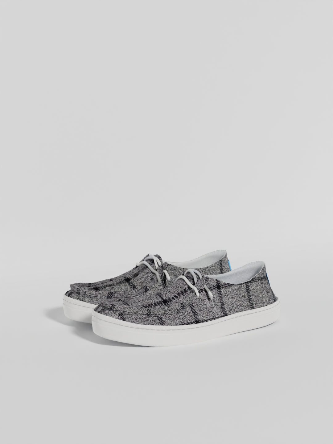 The Luna Grey & Black Tartan