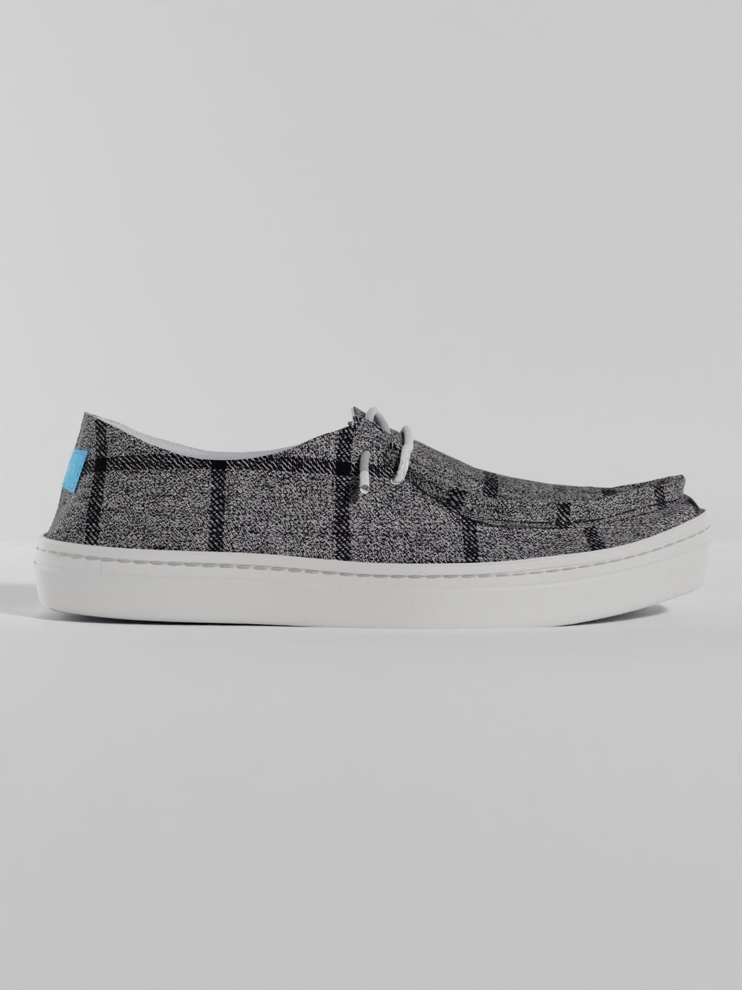 The Luna Grey & Black Tartan