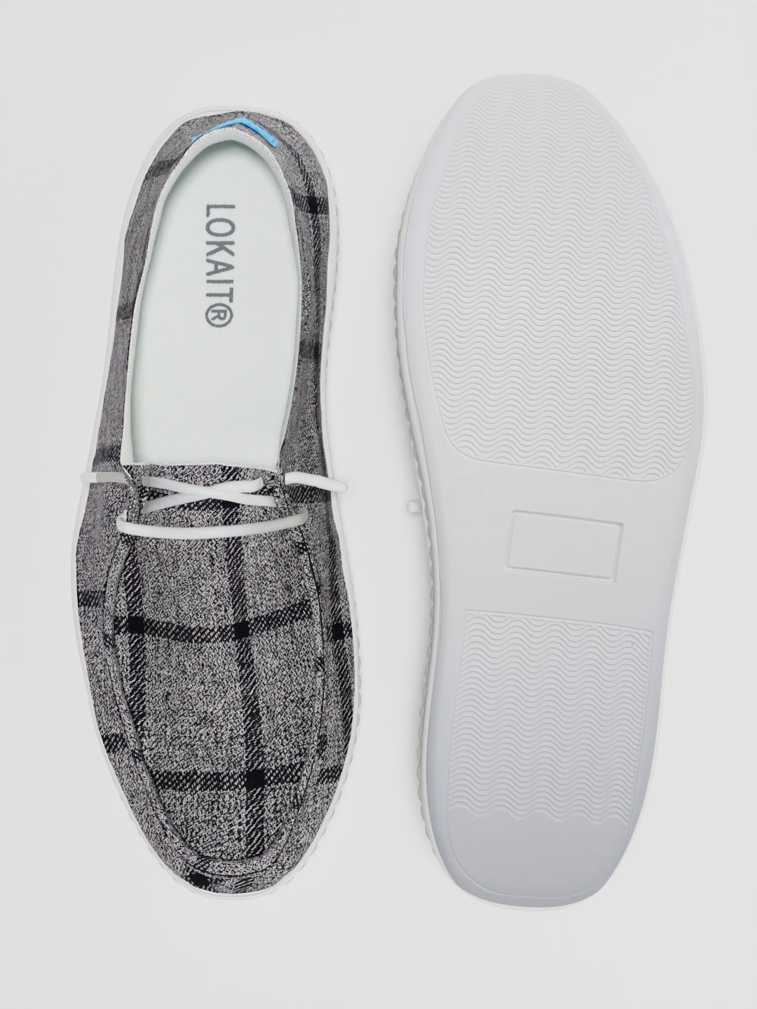 The Luna Grey & Black Tartan