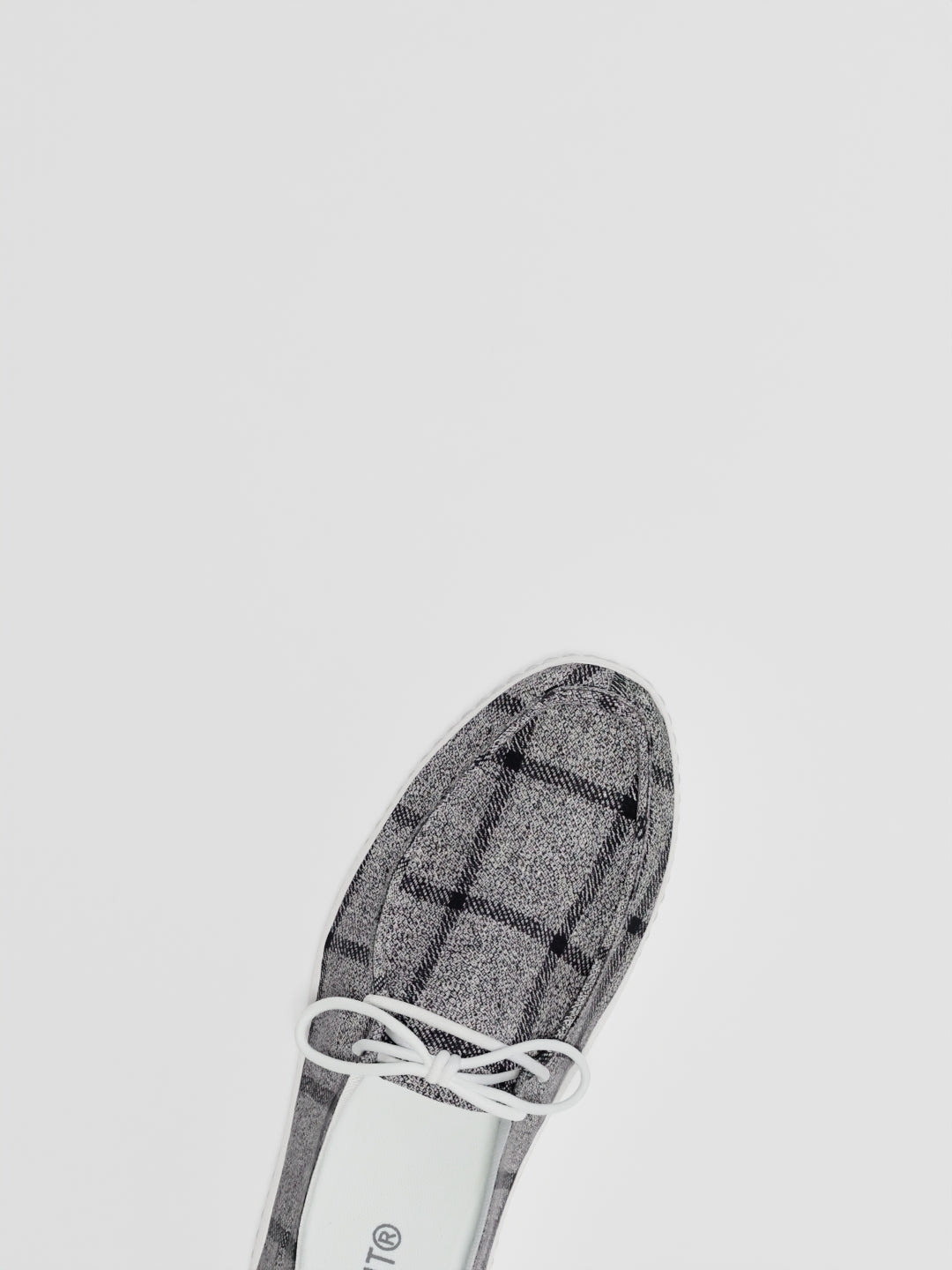 The Luna Grey & Black Tartan