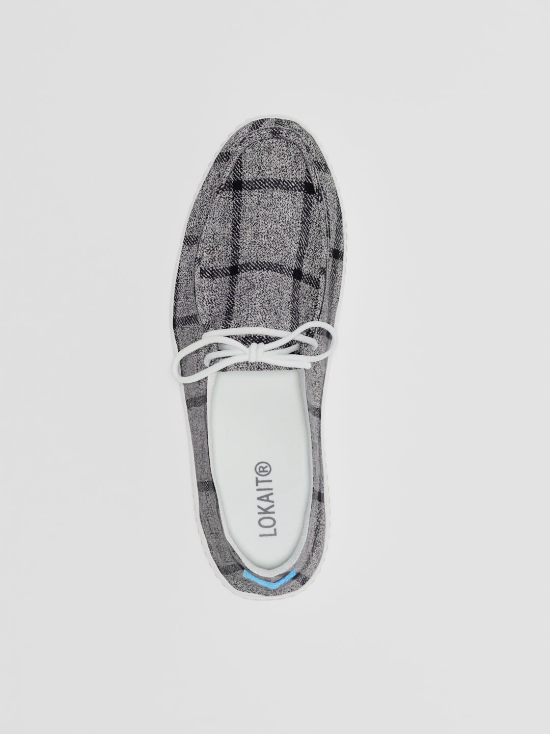 The Luna Grey & Black Tartan