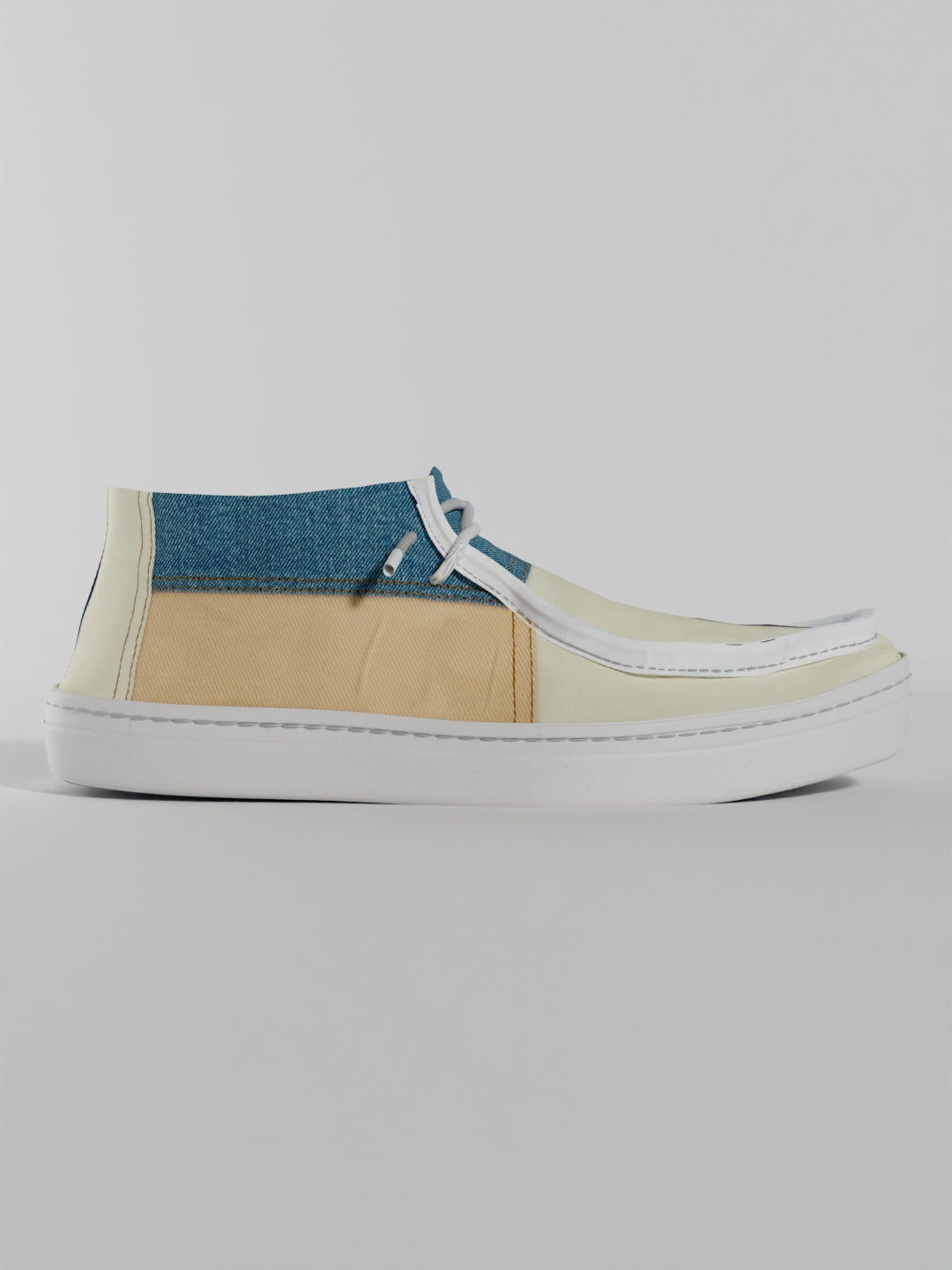 The Luna High Top Denim Patch