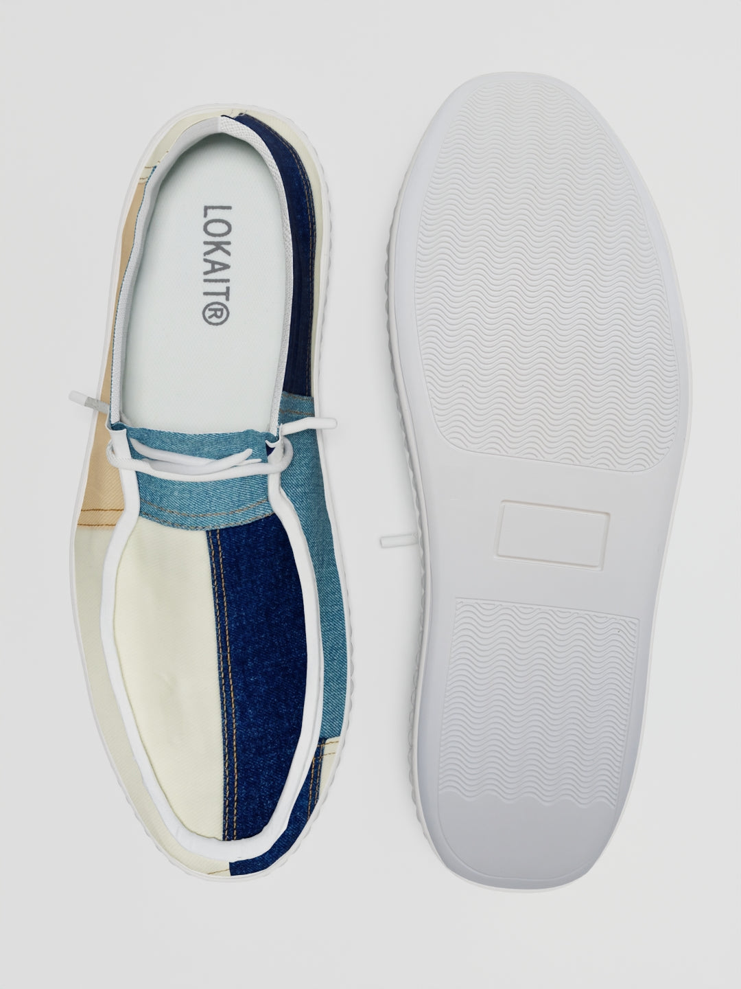 The Luna High Top Denim Patch