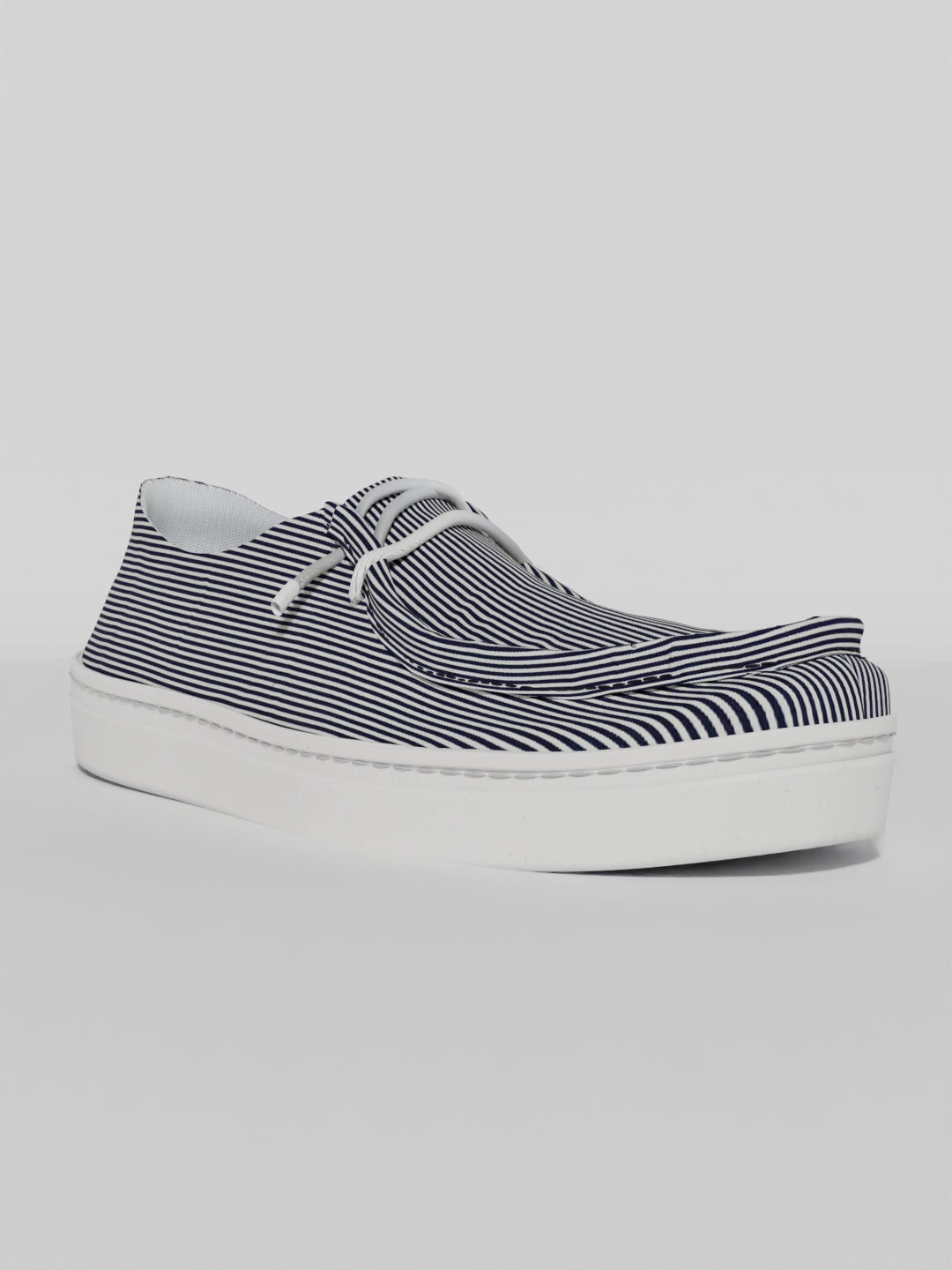 The Lusha Blue and White Line Stripes
