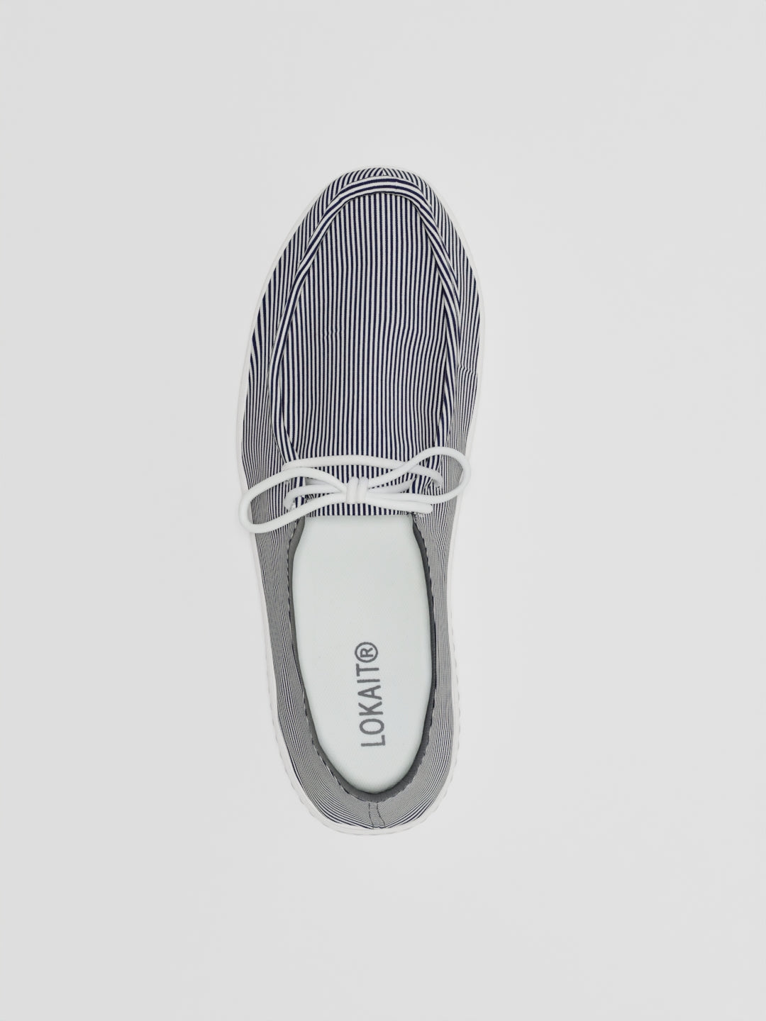 The Lusha Blue and White Line Stripes