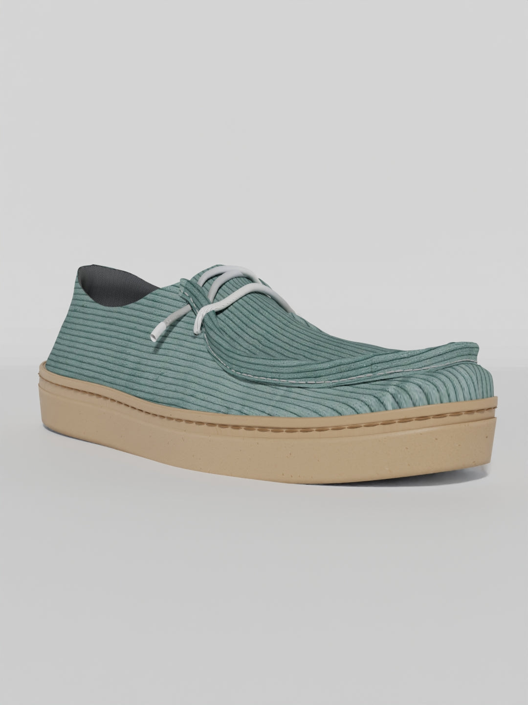 The Luna Blue Corduroy in Gum Sole