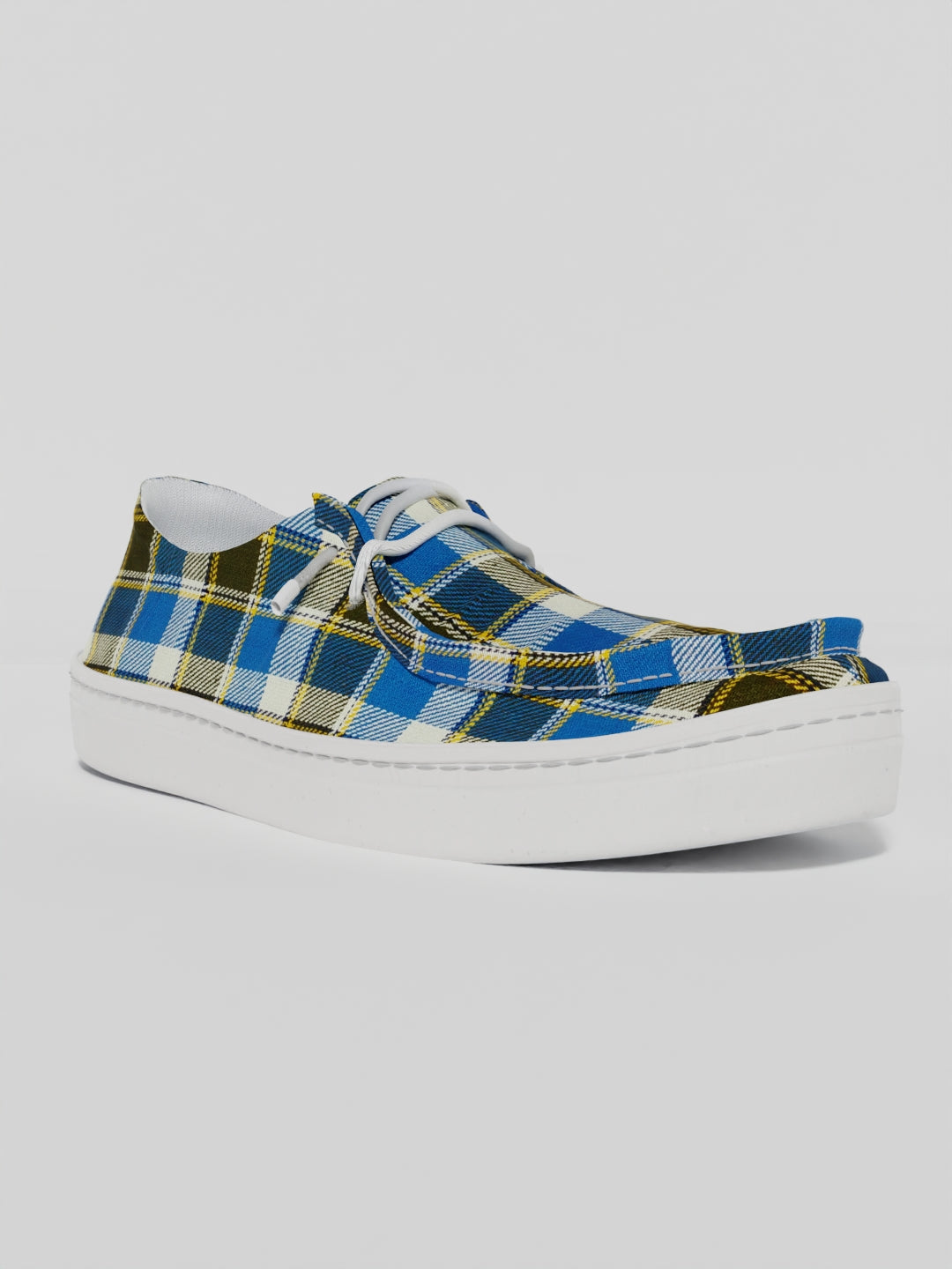 The Lusha Teal Tartan