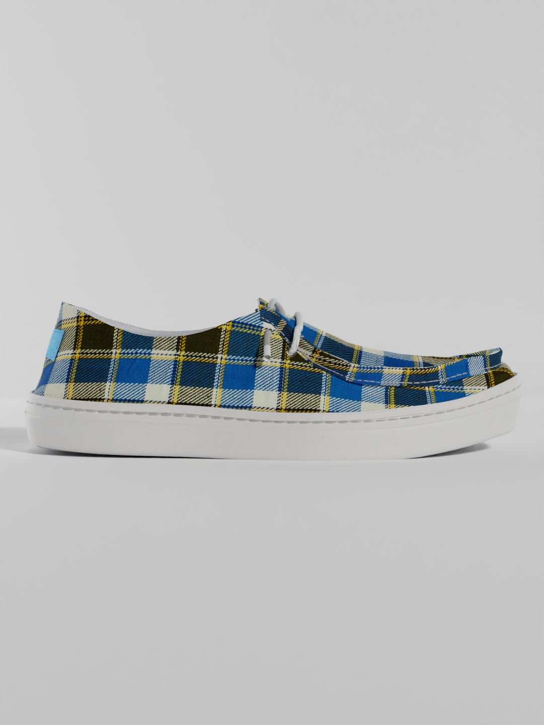 The Lusha Teal Tartan