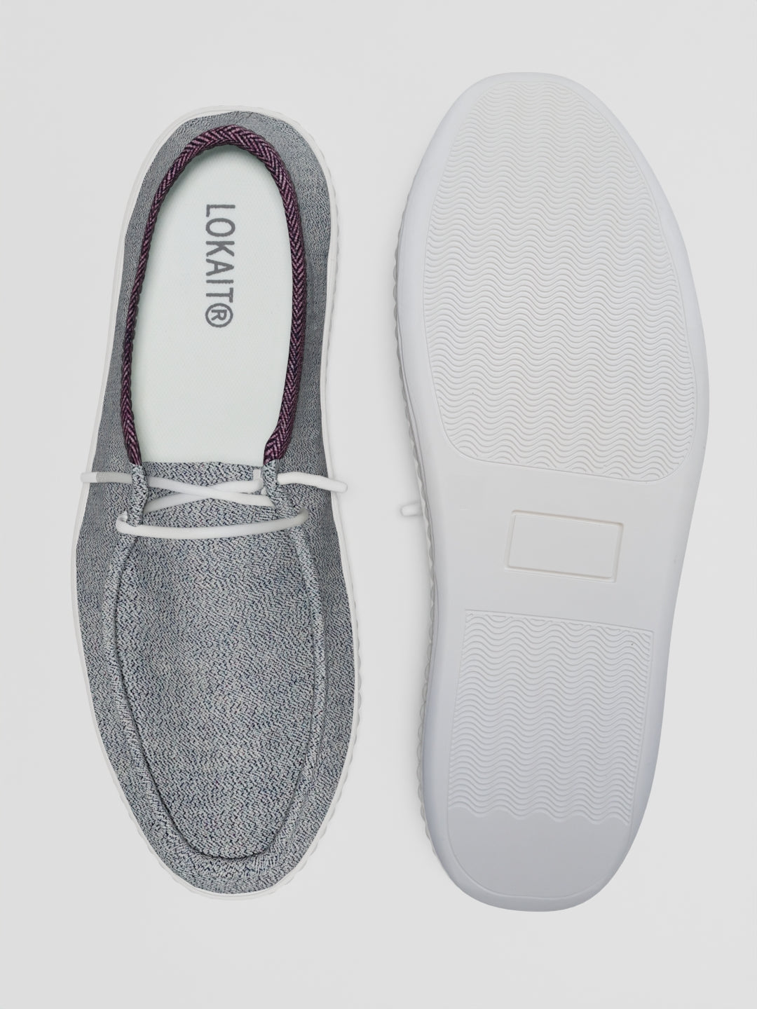 The Textured Midtop in Grey 2