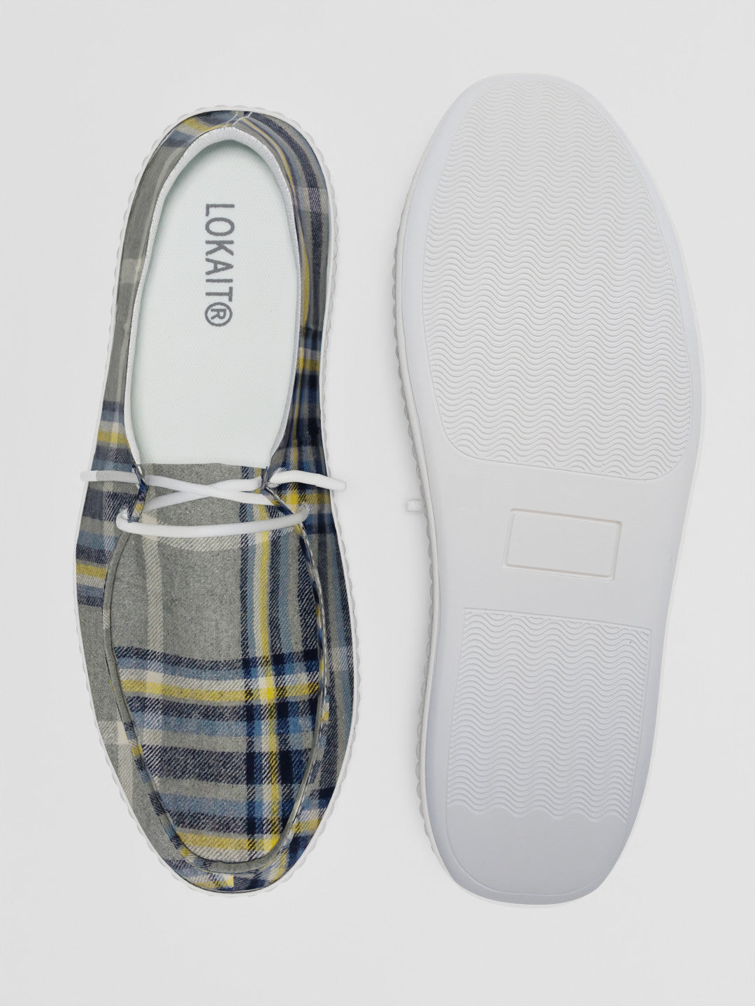 The Lusha Ash and Blue Check