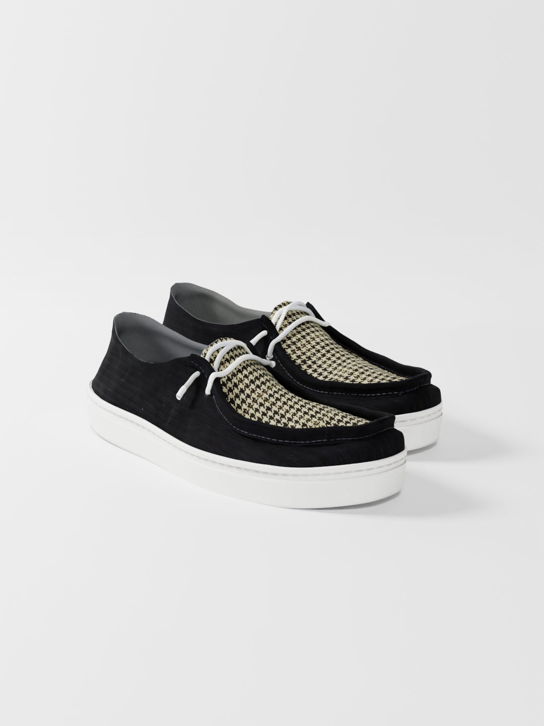 The Luna Black and Beige Check