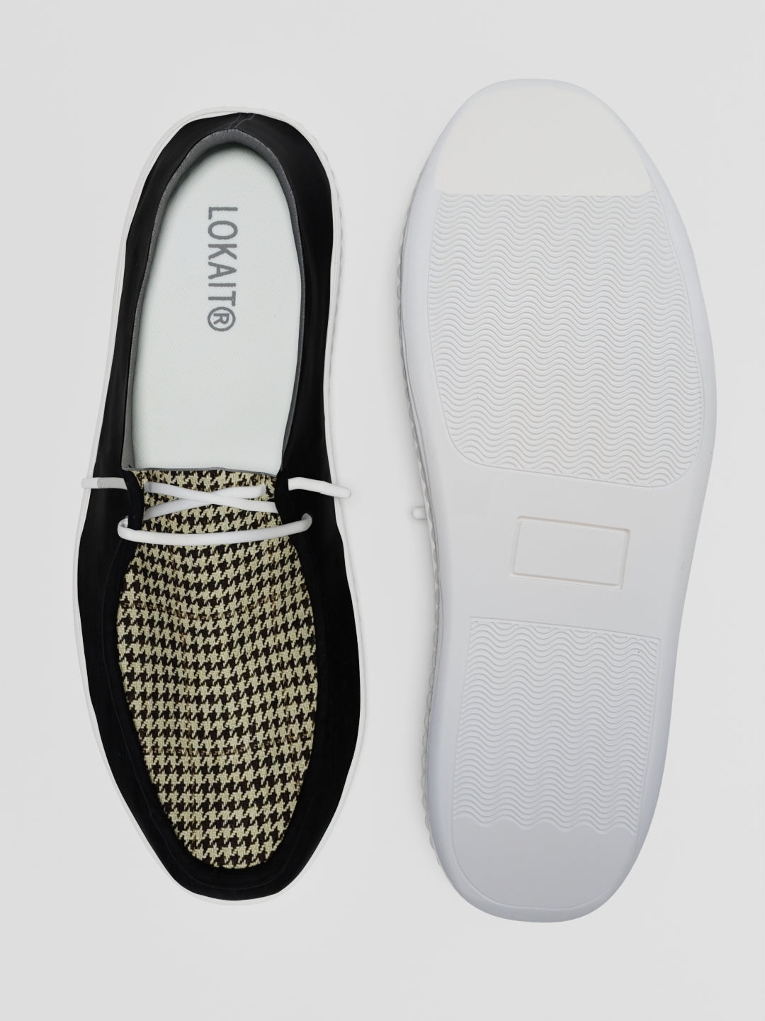 The Luna Black and Beige Check