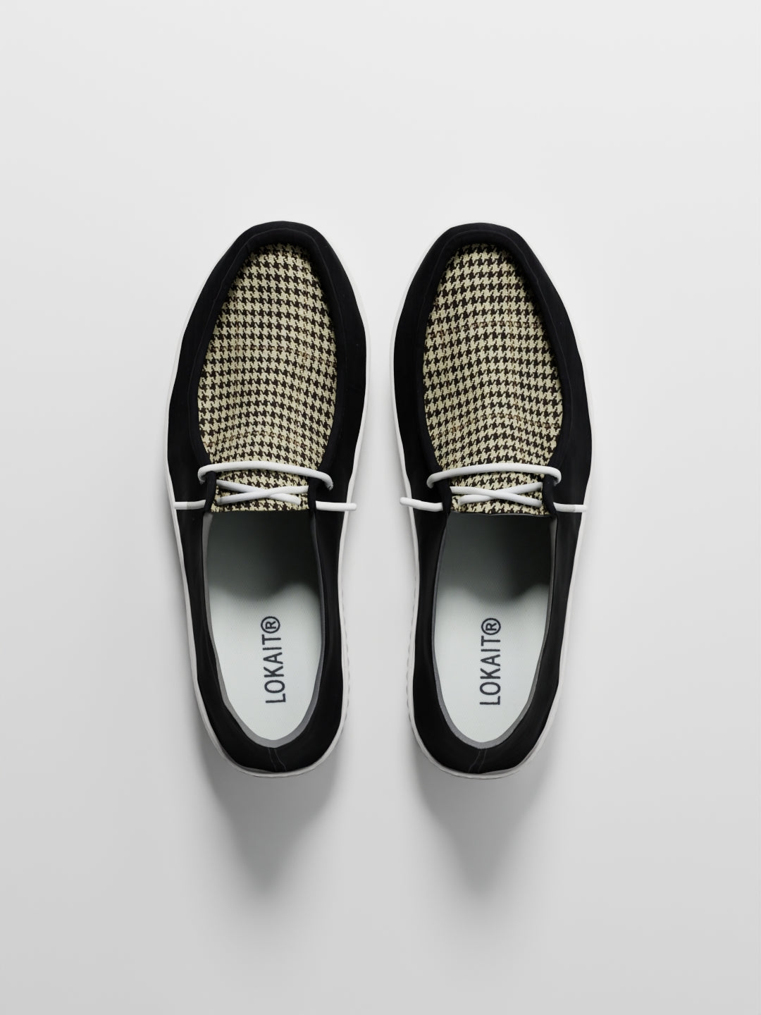 The Luna Black and Beige Check