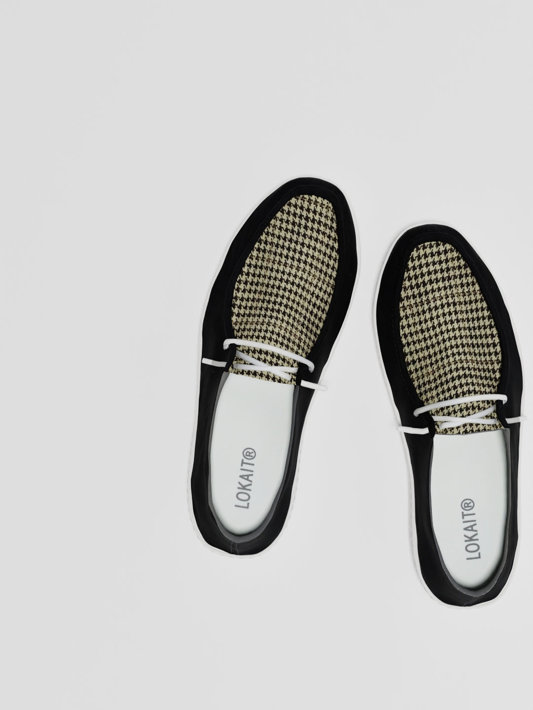 The Luna Black and Beige Check