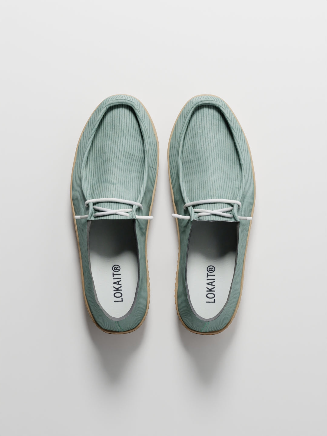 The Luna Blue Corduroy in Gum Sole