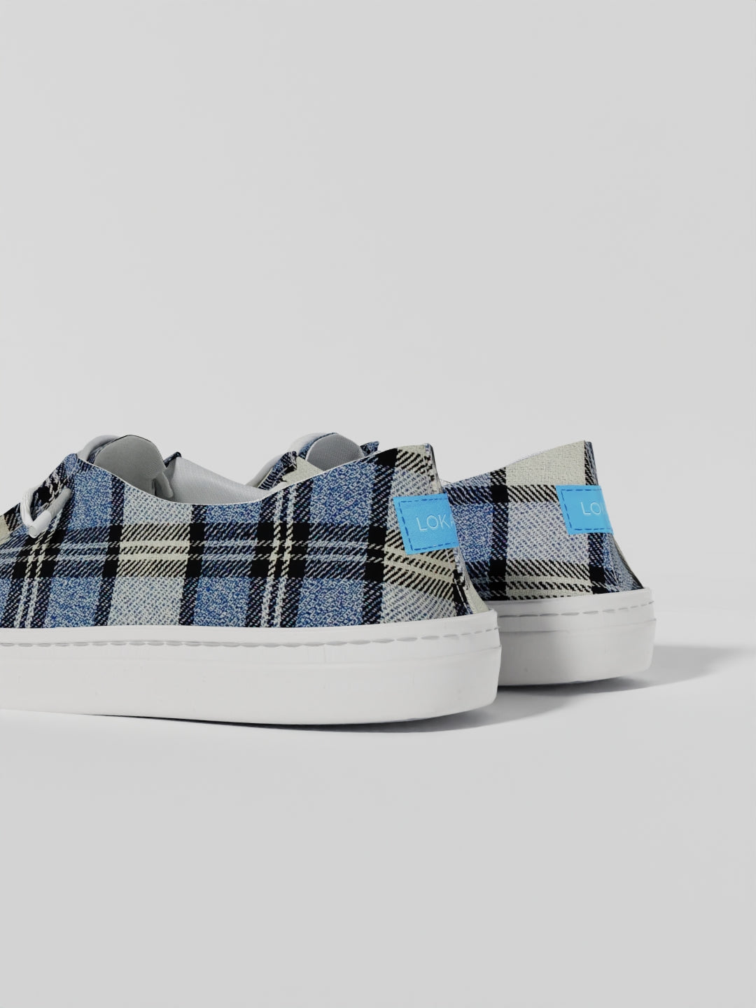 The Luna Sky Blue Check Lokait