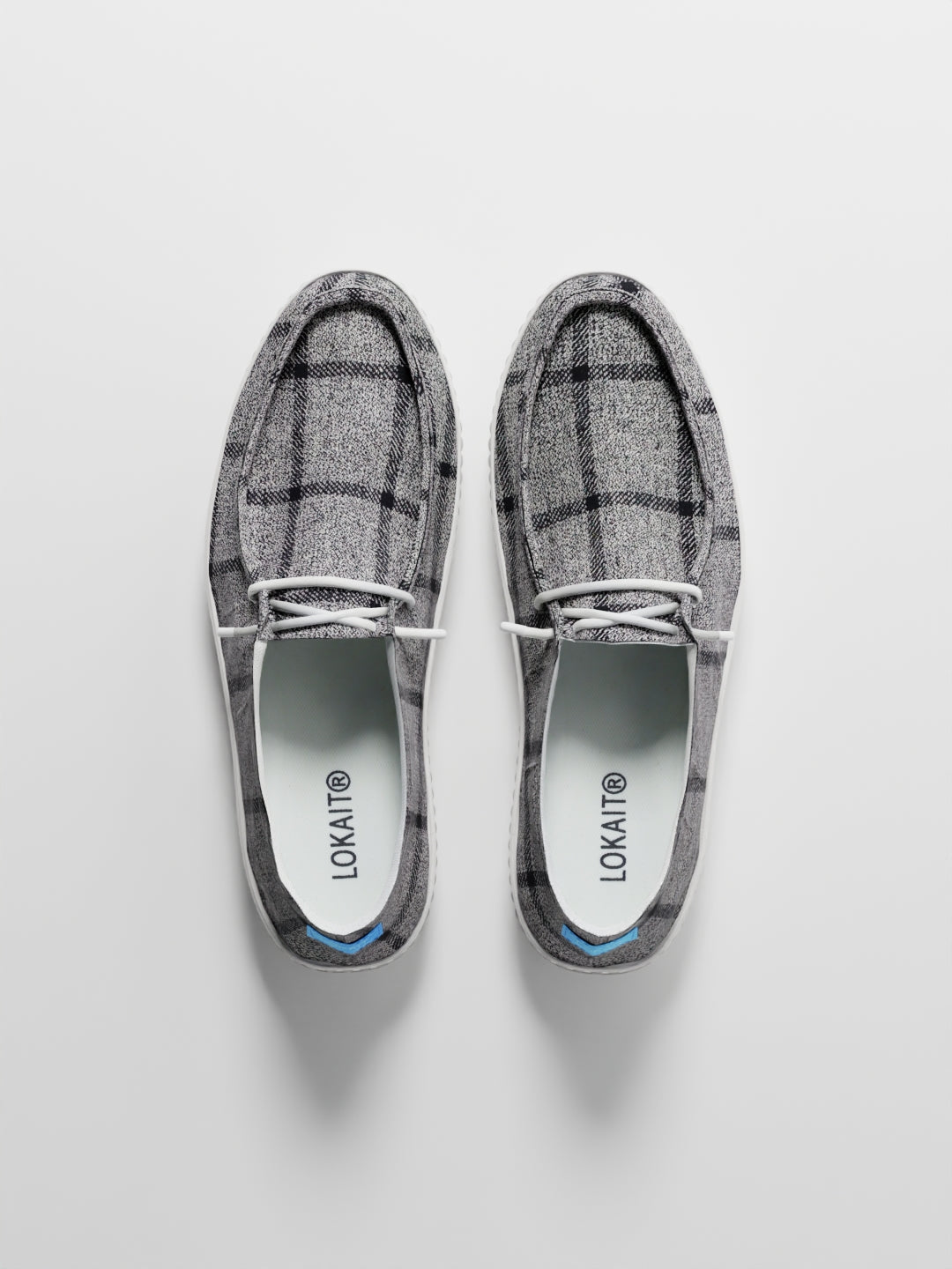 The Luna Grey & Black Tartan