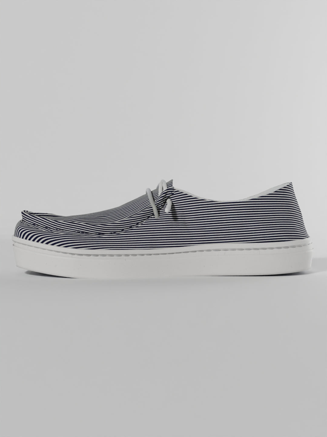 The Luna Blue and White Line Stripes