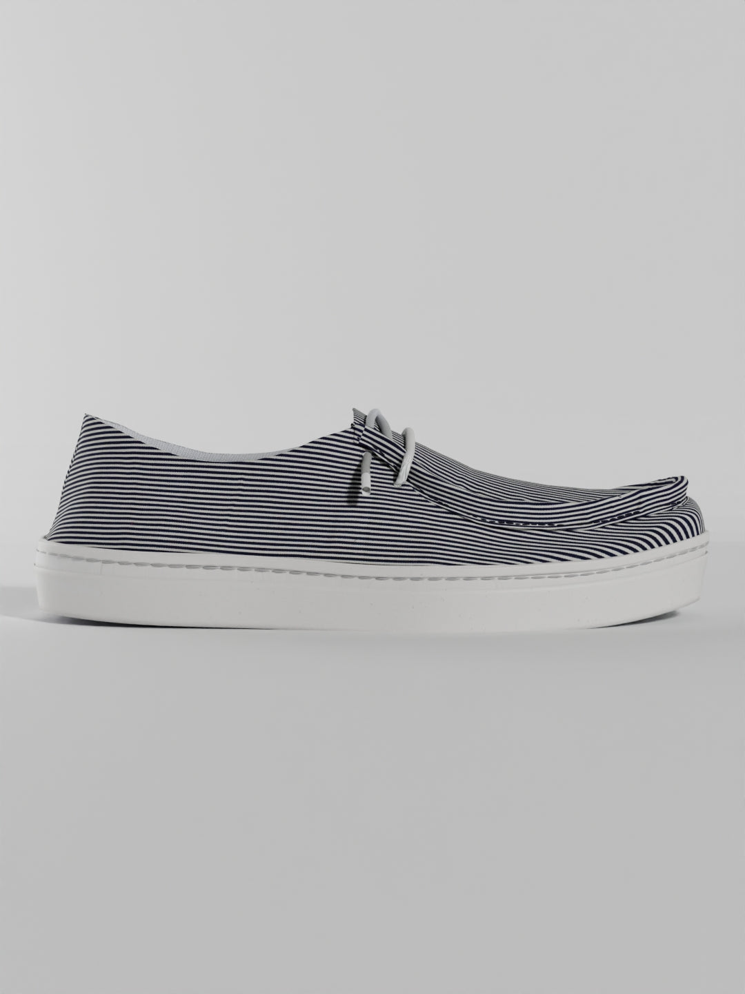 The Luna Blue and White Line Stripes