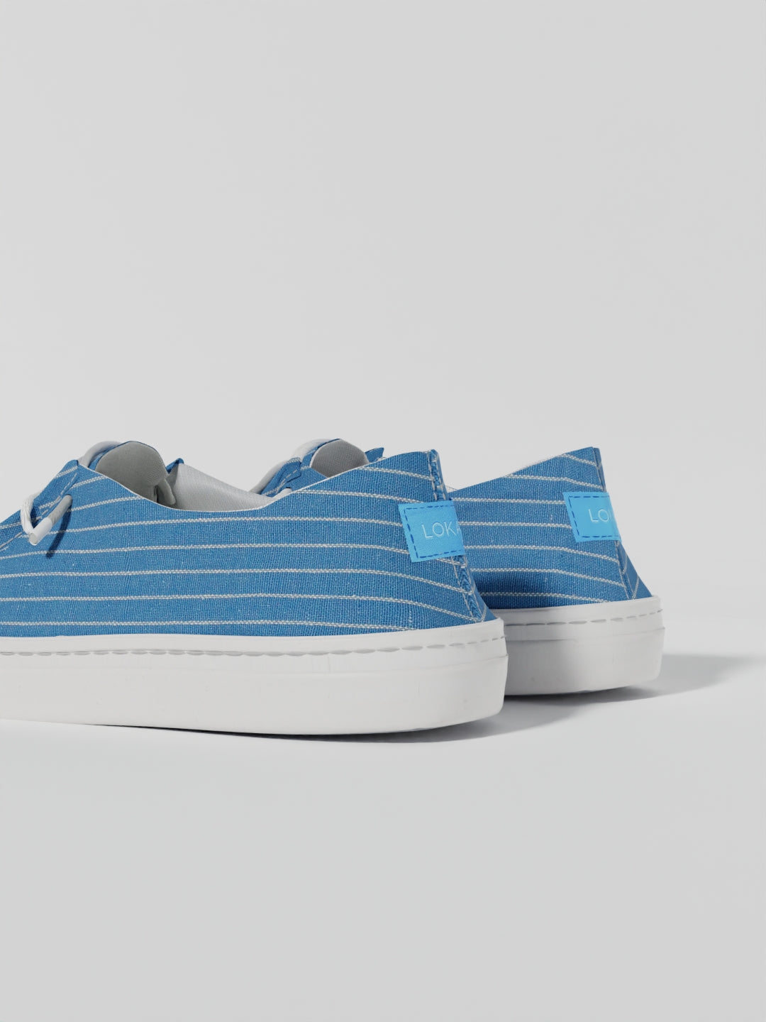 The Luna Ink Blue Pinstripe