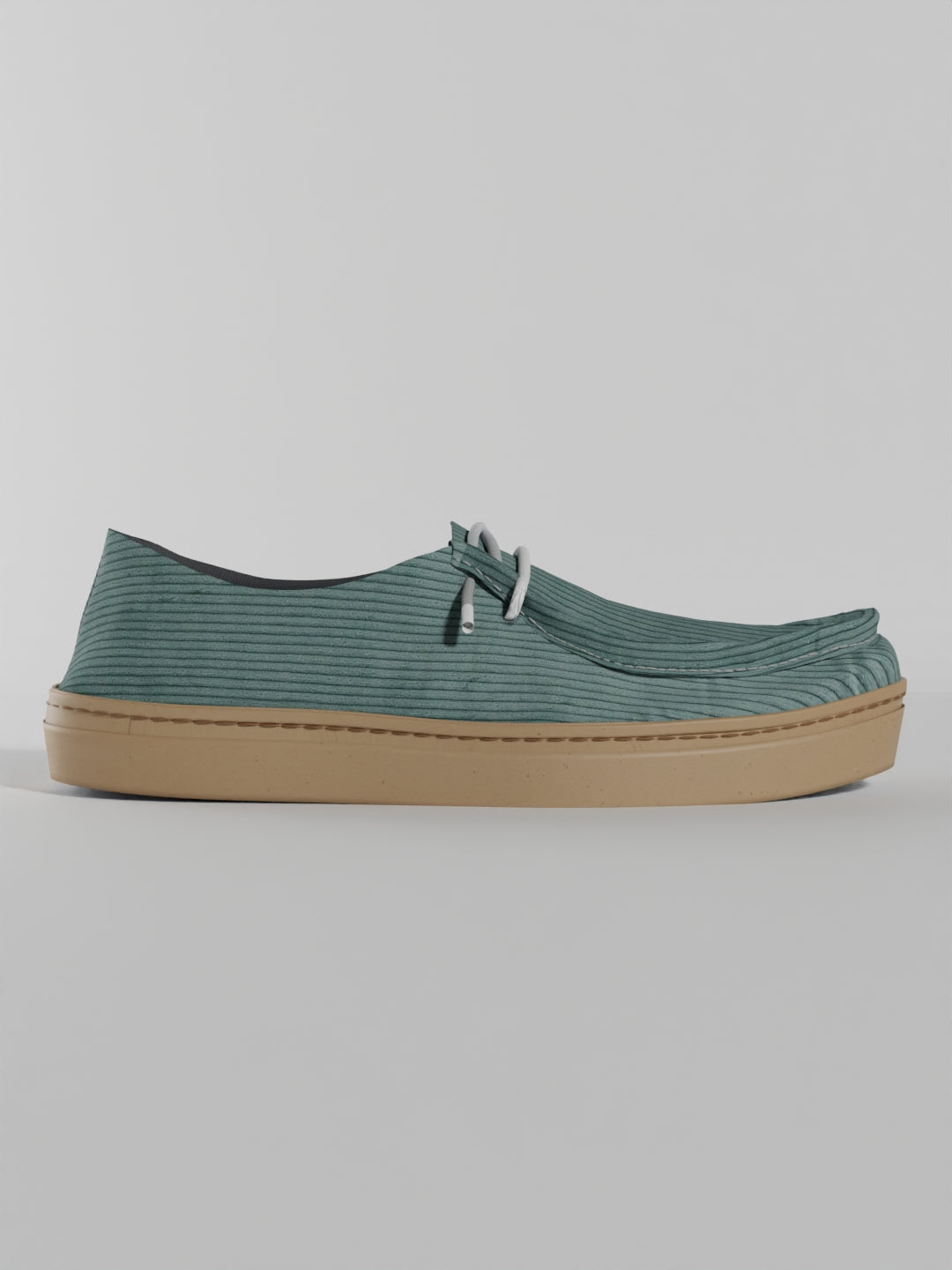 The Luna Blue Corduroy in Gum Sole