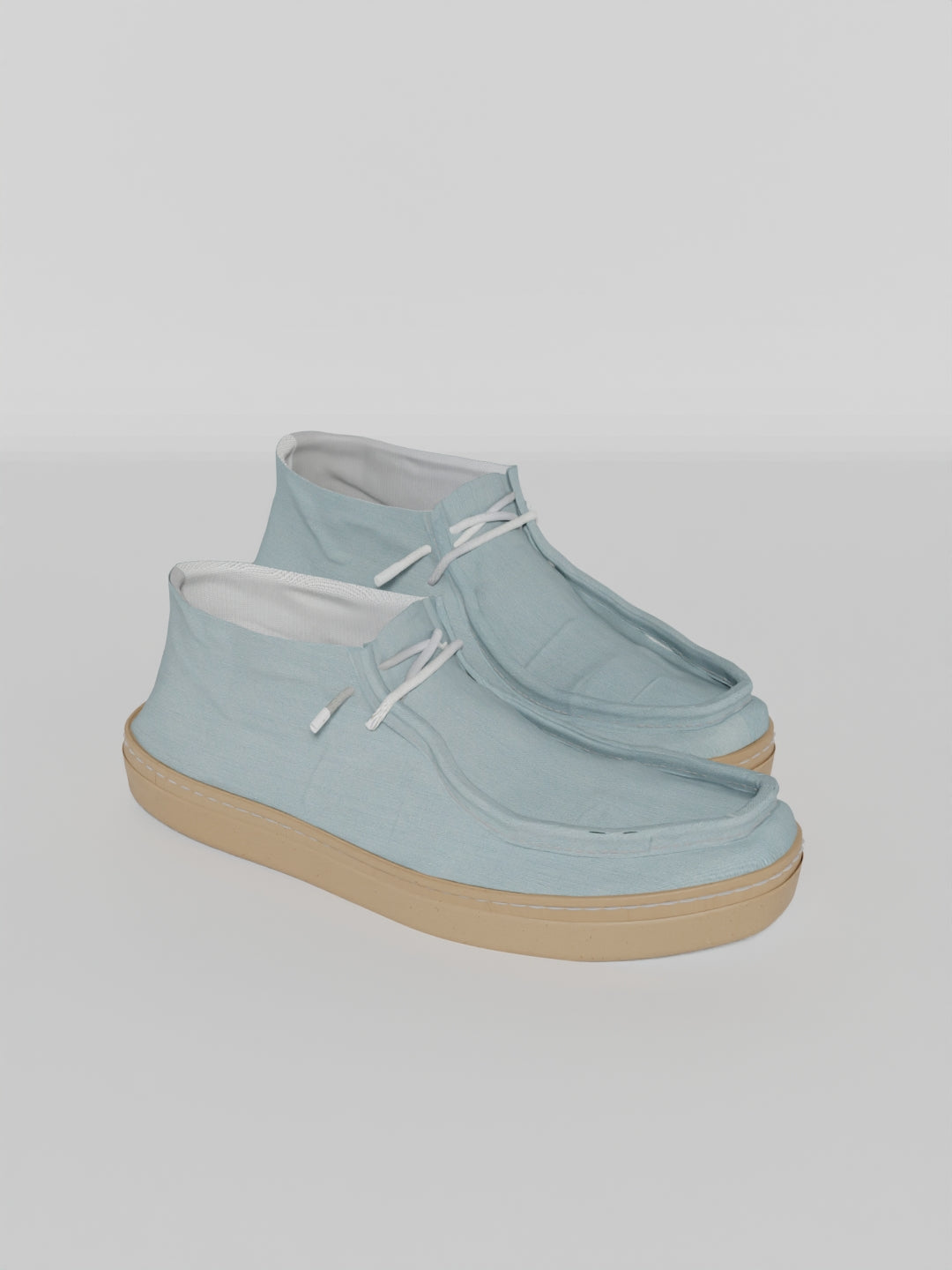 The Washed Denim High Top